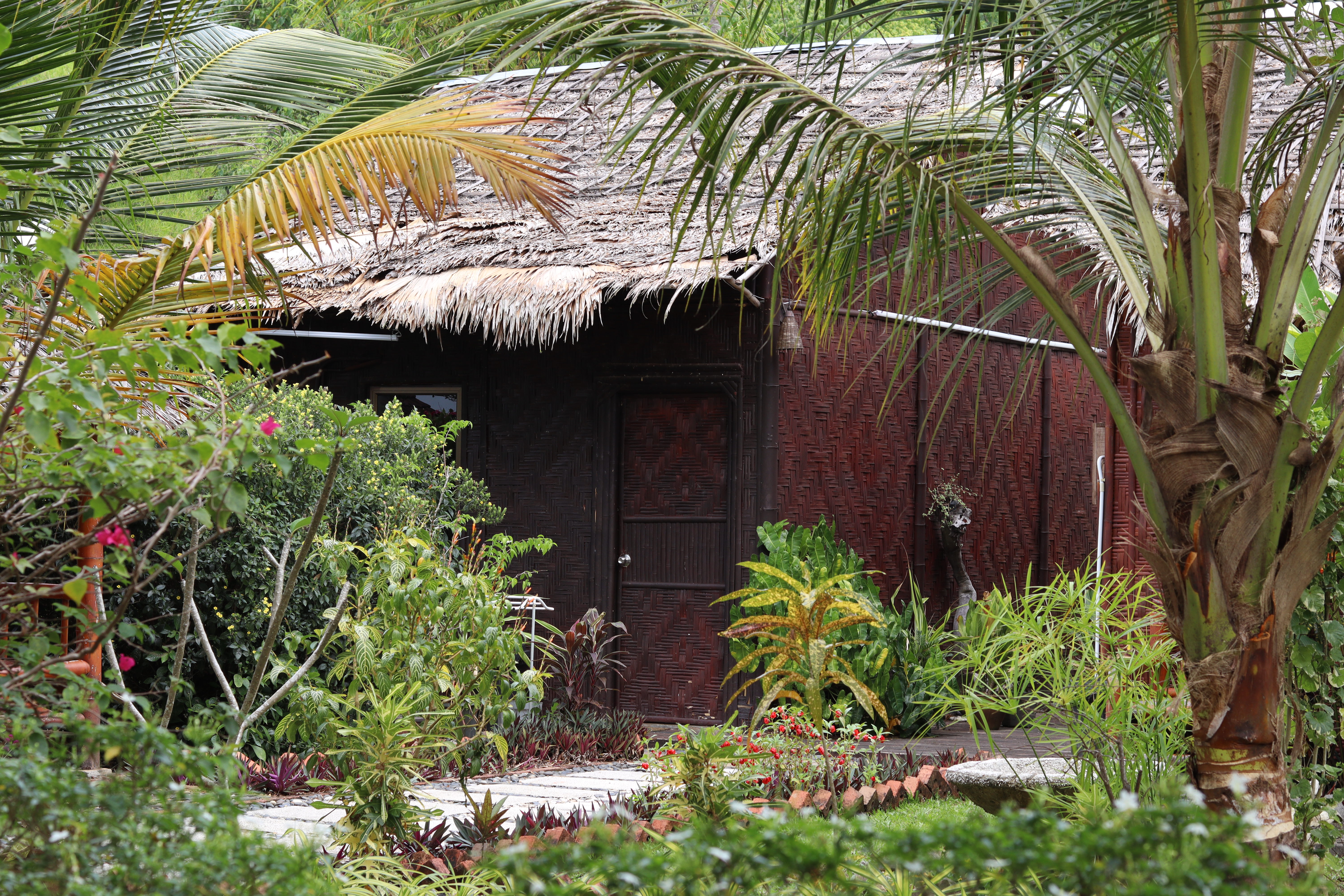 Bambu Villa exterior with kampung-style architecture